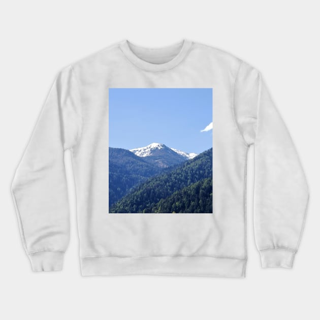 Italian Alps Latsch Crewneck Sweatshirt by EloiseART